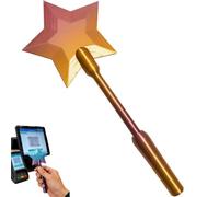 Generisch Pared impresa 3D Tap to Pay, Wandes Tap to Pay, Star Magic Wand Contactless Payment Card Holder, Crédito Card Holder Wand Digital Payment Star Wands for Easy Checkout (Gold)