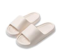 Generisch Parejas Mujeres Hombres Sólido Ducha Habitación Hogar Antideslizante Transpirable Masaje Suela Suave Secado Rápido Mocasines Cómodos Zapatos Planos Zapatos de Mujer Cuña 39, Blanco, 39 EU