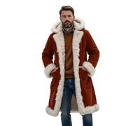 Generisch Parka de invierno para hombre, con forro cálido, chaqueta de invierno, ajuste cómodo, abrigo de invierno, corte regular, chaqueta funcional gruesa, abrigo para hombre, en ejecución larga