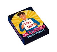 Generisch Party Card Games - Juego de cartas interactivas con texto "Liessing Liesing", 50 cartas Or Dare Cards | Drinking Penalty Challenge Set, Social Icebreaker Entertainment Props Guessing Lies