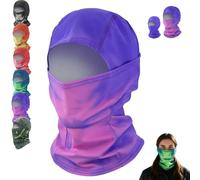 Generisch Pasamontañas reactivo con calor, máscara de esquí unisex con cambio de color, adecuado para motociclismo, senderismo y ciclismo, gorro que cambia de color para clima frío, regalo de amigo