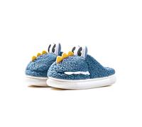 Generisch Patines de deporte para niños, invierno, cálidos, diseño de animales, zapatillas de estar por casa para niños, antideslizantes, para niños, cómodas, interiores, para niños, 02 Navy, 24 EU