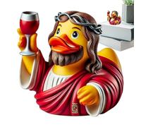 Generisch Pato de | Figura Decorativa de Pato religioso de Navidad, decoración Religiosa para niños y Adultos, Sala de Estar, Dormitorio, Cocina, Oficina, cumpleaños, Navidad