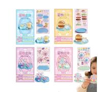 Generisch Pegatinas apilables 3D - Lindas pegatinas decorativas en relieve, bonitas pegatinas apilables en relieve, para pared, guitarras, equipaje, cuaderno, tableta, diarios, vasos de agua, álbumes