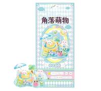 Generisch Pegatinas apilables 3D, para manualidades, pequeñas escenas, pequeñas pegatinas de dibujos animados, para niños y adultos, manualidades, decoración de escritorio, teléfono móvil, cuaderno