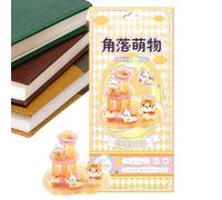 Generisch Pegatinas apilables 3D, pegatinas bonitas para manualidades, pegatinas pequeñas y lindas, para teléfono móvil, cuaderno, planificador, portátil, manualidades, decoración de escritorio, niños