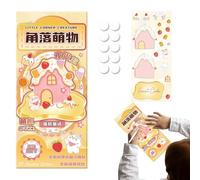 Generisch Pegatinas apilables - Luminosas decoraciones de apilamiento DIY - Pegatinas lindas - para escenas en miniatura, scrapbooking, escritorio, diario, botella de agua, planificador, cuaderno