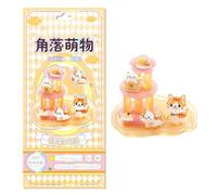 Generisch Pegatinas apilables - Pegatinas 3D para miniescenas DIY, pequeñas pegatinas de construcción, para teléfono móvil, cuaderno, planificador, portátil, manualidades, decoración de escritorio
