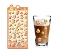 Generisch Pegatinas de animales de espuma para niños - Divertidas calcomanías de cómics hojas, accesorios creativos de decoración de diario, complemento de regalo para fiestas ligeras | Diseño lúdico