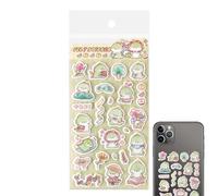 Generisch Pegatinas de espuma 3D - diseños de animales de fieltro reutilizables, divertidas pegatinas de dibujos animados para scrapbooking, para casa, escuela, diario, planificador, teléfono móvil