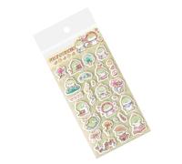 Generisch Pegatinas de espuma 3D, reutilizables, con motivos de animales, de fieltro, reutilizables, para manualidades, para casa, escuela, diario, planificador, teléfono móvil, niños, cumpleaños