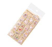 Generisch Pegatinas de espuma 3D, reutilizables, diseño de animales, pegatinas de fieltro reutilizables para manualidades, para el hogar, aula, manualidades, diario, diario, diario, teléfono móvil