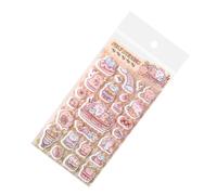 Generisch Pegatinas de espuma 3D, reutilizables, motivos de animales de fieltro, lindas pegatinas de animales para niños, para casa, aula, manualidades, diario, diario, diario, teléfono móvil
