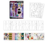 Generisch Pegatinas de juego de vestir, libro de creatividad reutilizable, habilidades motoras finas para niños pequeños, preescolar, aula, educador, viaje, cumpleaños, coche