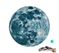 Generisch Pegatinas de pared luminosas, pegatinas de pared con tecnología de impresión HD, decoración autoadhesiva fluorescente para sala de estar, habitación infantil, estudio, pared de luna luminosa