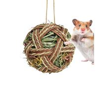 Generisch Pelota de conejo para mordisquear | Chinchilla Juguete molar de animales pequeños, para padres de animales, tiendas, salón, dormitorio, estudio, oficina en casa, apartamentos y refugios