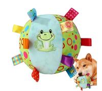 Generisch Pelota de entrenamiento para perros de 15 cm y campana, para interiores, exteriores, jardín, parque,