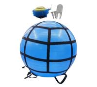 Generisch Pelota de pilates | Pelota de fitness con bomba de aire, dispositivo multifunción para equilibrio, estabilidad, entrenamiento central, preparación para el parto y ejercicios de estiramiento