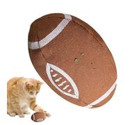 Generisch Pelota interactiva de juguete para gatos | Bola portátil de tela de lino para gatos, juguete de lanzamiento suave para viajes, hogar, césped al aire libre