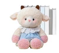 Generisch Peluche de barro de peluche, 51 cm, compañero interactivo suave, con diseño de cordero, para cumpleaños, inauguración de la casa, hijas, adolescentes, , novia, mamá, sofá y
