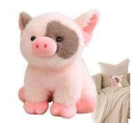 Generisch Peluche de cerdo, lindo cerdo rosa, muñeca de peluche de 20 cm, peluche suave y , regalo para niños y adultos