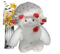 Generisch Peluche de cordero para bebé, 30 cm, muñeca suave abrazable, oveja suave de peluche, para bebés, niñas, adultos, mujeres, coleccionistas, familia, amigos y niños