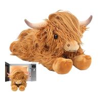 Generisch Peluche de de Escocia de Las Tierras Altas, Apto para microondas, Suave y perfumado, Juguete refrigerable en Forma de montañosa | para niñas y Adultos