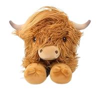Generisch Peluche de Escocesa de Las Tierras Altas, Apto para microondas, con Aroma de, Juguete refrigerable en Forma de de Tierras Altas, para niñas y Adultos
