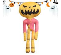 Generisch Peluche de esqueleto de Halloween - Suave 40 cm | Figura de cráneo | Cojín abrazable para sofá, oficina, dormitorio, sala de estar, regalo