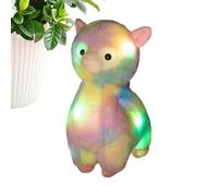 Generisch Peluche de Peluche de 30,5 cm | Juguetes de Peluche Luminosos LED para niños, luz Nocturna de Llama Suave, Funciona con Pilas, Comodidad para habitación Infantil, Color, compañero de