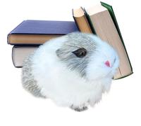 Generisch Peluche Hamster Réaliste - Mini Jouet En Peluche Doux 12 cm, Animal De Compagnie Simulé, Mignonne Pour Décoration Maison Bureau, Cadeau Pour Et Collectionneurs