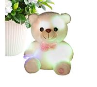 Generisch Peluche luminoso, 20 centímetros suave decoración de la habitación de la muñeca | Juguete de peluche que en la oscuridad como muñeca de oso, para niñas y adultos, como compañero de