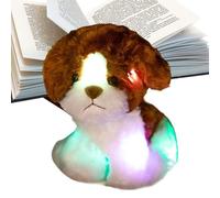 Generisch Peluche luminoso, figura de muñecos coleccionables | Perro LED con función luminosa suave peluche para niños, Navidad, Acción de Gracias, boda, Halloween, viaje, coche dormitorio