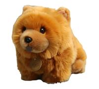 Generisch Peluche realista Chow de 25 cm | Muñeca suave y dulce para hombres, mujeres, niños cumpleaños, Pascua, aniversario, | Cómodo peluche para coleccionar