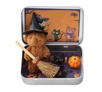 Generisch Peluche Sorcière Artisanale Fait Main - En Boîte | Jouet Doux Doudou Mignon Pour Canapé, Bureau, Étagère | Cadeau Anniversaire, Noël, Saint-Valentin, Fête Et Collection Pour Et Adultes