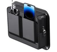 Generisch Pequeña bolsa de pesca | bolsa organizadora impermeable | Caja de pesca con bolsillo lateral para señuelos de pesca, para agua dulce y salada, barco, kayak, surf, río, al aire libre, perca