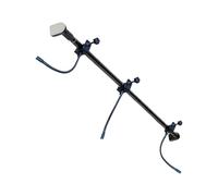 Generisch Percha para guirnaldas para puerta, para exteriores, ajustable, soporte para corona de Navidad de metal para luces de Halloween al aire libre, sin tornillos, taladrar