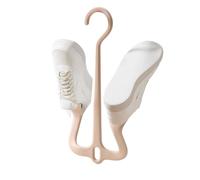 Generisch Percha para zapatos - con doble gancho para calzado - para el secado de zapatos - para el hogar residencia estudiantil apartamento terraza camping viajes botas de hotel, Rosa., ver