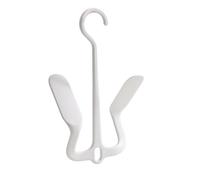 Generisch Percha para zapatos, soporte para sandalias con doble gancho, para el secado de zapatos, para el hogar, residencia universitaria, apartamento, terraza, camping, viajes, botas de hotel