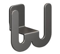 Generisch Percha única para armarios: ahorro de espacio de 8,5 x 8,5 cm, gancho para colgar para zapatos | candres de pared para zapatos ganan el escenario Place House