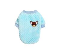 Generisch Perchas para mascotas para perros pequeños, gatos, ropa para perros pequeños, suéteres para perros (azul cielo, M)