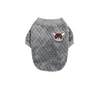 Generisch Perchas para mascotas para perros pequeños, gatos, ropa para perros pequeños, suéteres para perros (gris, M)