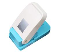 Generisch Perforadora cuadrada manual grande con palanca ergonómica para proyectos de manualidades creativos, álbumes de recortes, fabricación de tarjetas (azul, 9,2 x 5 x 3,5 cm)