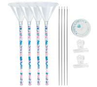 Generisch Perlpro - Herramienta para embudo de perlas - Cargador de pulsera de 5 cm, instrucciones de fundición de joyas, suministros de manualidades | Herramienta versátil para rellenar cuentas para