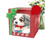 Generisch Perro Juguetes Niños, Perro Electrónico Interactivo Con Correa Corre Niños Y Ladra, Robot Realista Cachorro Electrónico Peluche Cachorro Regalo Niña