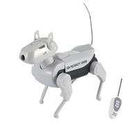 Generisch Perro robot inteligente para niños de 5 a 12 años, 5,9 pulgadas, juguete para perros con mando a distancia, material ABS, modo de carrera de 4 patas, regalo de cumpleaños