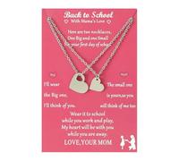 Generisch Personalizada hueco en forma de corazón temporada padre-hijo clavícula collar mariposa colgante luces de marcha atrás, metal, Sin gemas