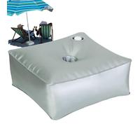 Generisch Pesos para paragüero | Depósito de agua rellenable de hasta 22 kg - Base de peso de la sombrilla | para piscina, patio trasero, jardín, terraza, exterior,