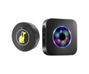 Generisch Pet Door Bell, botón de entrenamiento inalámbrico para educación y educación en casa, jardín e interior al aire libre
