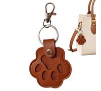 Generisch Pet Hair Collector Paw Keychain | Paw Design Memorial Jewelry Keychain for Pet Hair Keepsake Storage, Cute Pendant for Wallet, Bag, Mobile Phone, Women, Men, Girls & Pets Lover Gift